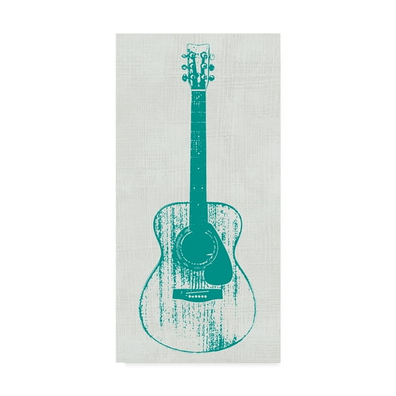 Trademark Fine Art 'Guitar Collector I' Canvas Art by Kevin Wade Inge