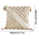 thumbnail image 3 of Isvgxsz Clearance Boho Throw Pillow Covers, Macrame Square Pillow Cases with Tassels for Bed Sofa Bench Car Stylish Cushion Room Decor, Christmas New Year Gifts, 3 of 3