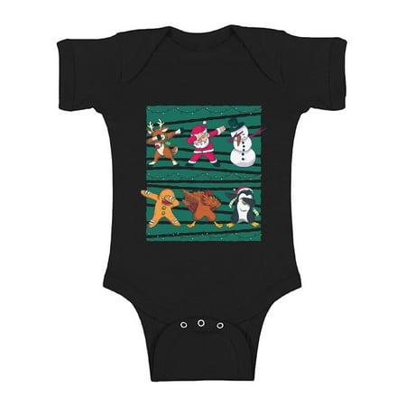 

Awkward Styles Ugly Christmas Baby Outfit Bodysuit Xmas Squad Dance Romper