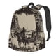 thumbnail image 1 of Disketp Western Desert Cowboy Mochila Escolar de Gran Capacidad y Peso Ligero, Mochila de Viaje Ideal para Escuela, Trabajo y Uso Diario, Cómoda y con Estilo, 1 of 8