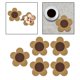 thumbnail image 4 of Manteles individuales de corcho en forma de flor (5 piezas) para fiestas familiares, restaurantes y otros eventos. 10cm, 4 of 9