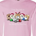 thumbnail image 4 of Inktastic Kiniart Christmas Pomeranians Long Sleeve T-Shirt, 4 of 5