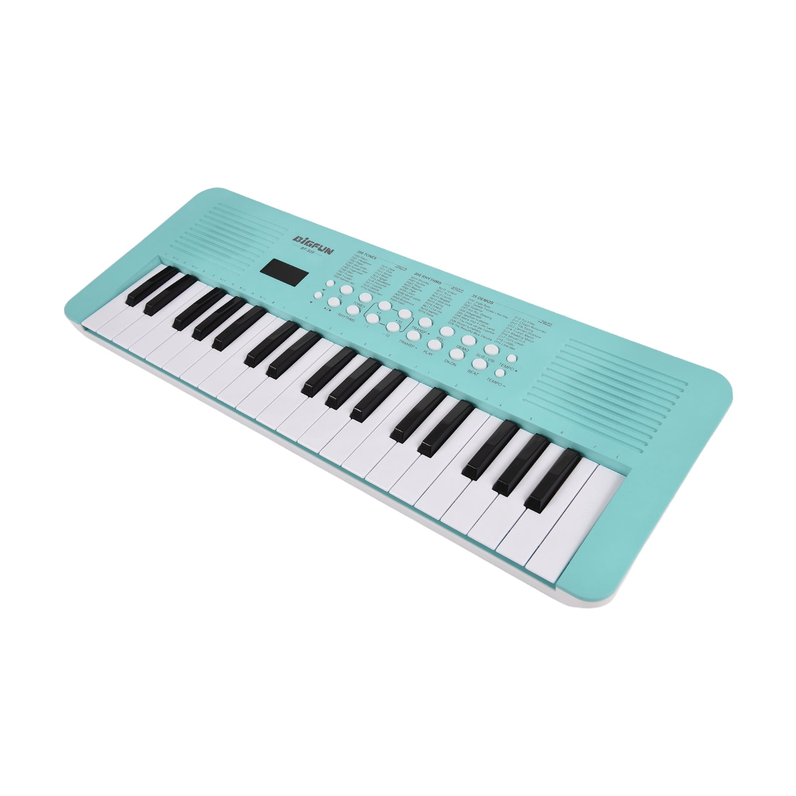 electric piano For 37 Key Electronic Keyboard Piano 200 Tones 200 Rhythms 35 Demos Musical Instrument with Microphone Dual Power Mode Portable Music Piano Keyboard Gift for Beginners Keyboards
