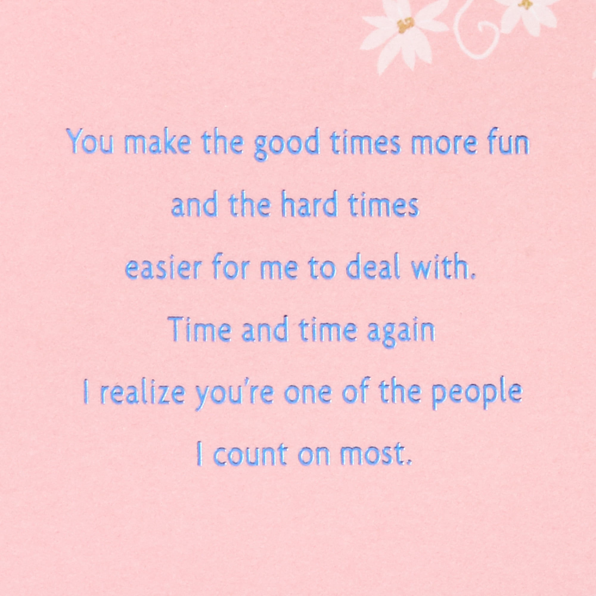 Hallmark Birthday Card for Sister (You Make the Good Times More Fun)