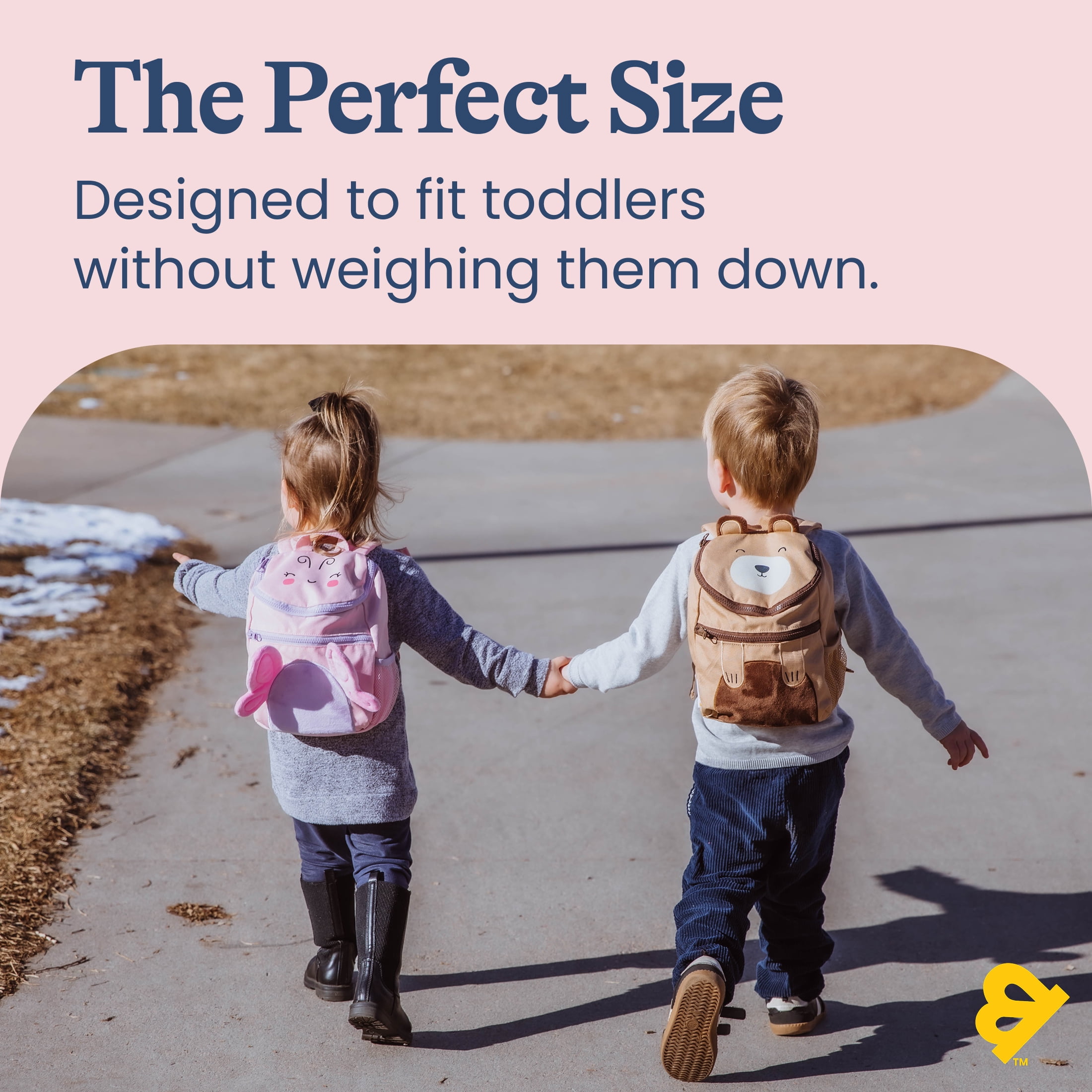 Goldbug Safety Harness Backpack with Removable Tether, Walking Harness for Toddlers, Butterfly