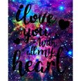 thumbnail image 1 of Pintura de diamante (DB6955) 5D DIY Square Word Artwork Kit de mosaico Rhinestone 45x60cm Hugtrwg Para estrenar, 1 of 1