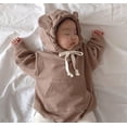 thumbnail image 1 of Justaucorps pour Tout-Petits / Bébés avec Oreilles d'Ours et Capuche, 1 of 12
