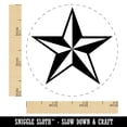 thumbnail image 2 of Nautical Star Self-Inking Rubber Stamp Ink Stamper - Orange Ink - Small 3/4 Inch, 2 of 7