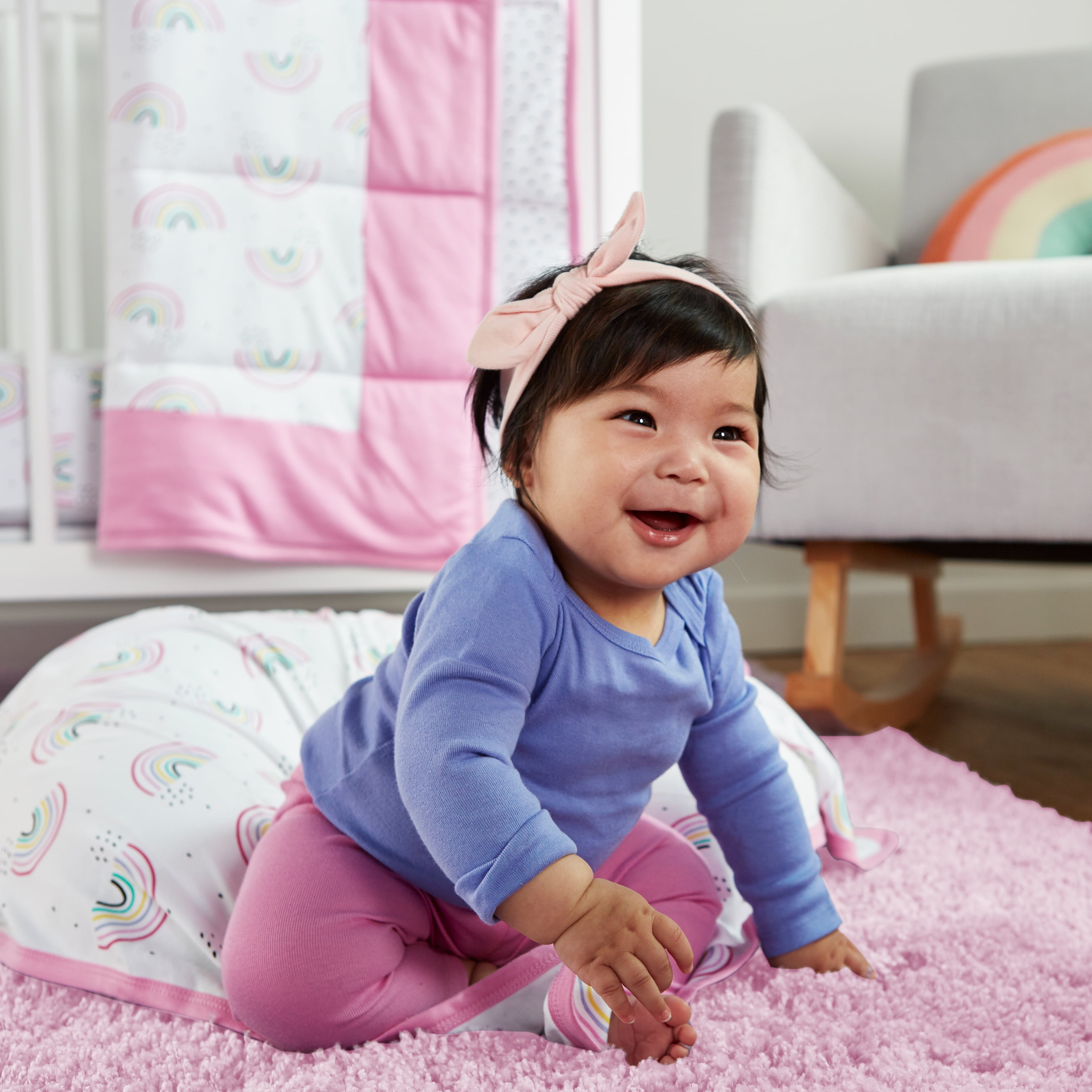 Little Star Organic Pure Organic Cotton Crib Bedding Set 3 Pc