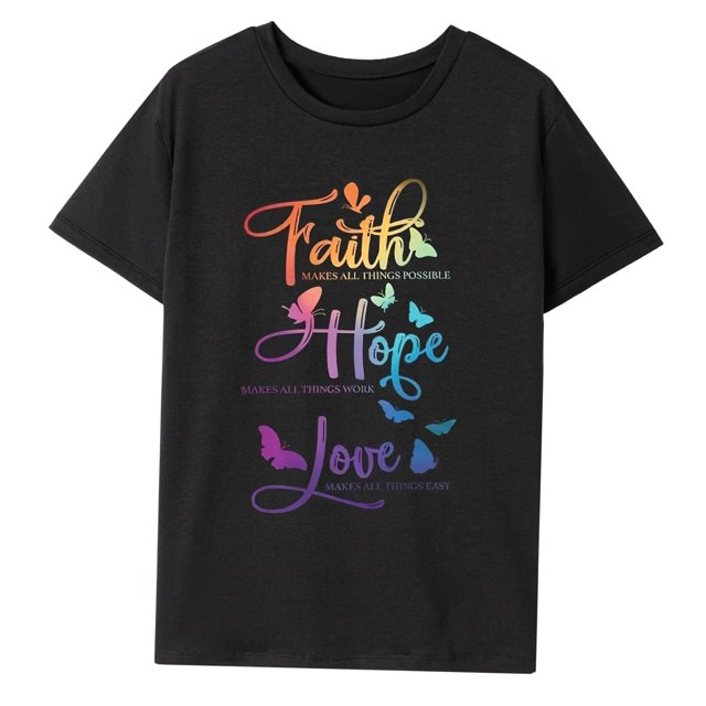 Camiseta para mujer Camiseta básica Ropa deportiva Camisa ligera con cuello redondo para acampar Regalo del día de San Valentín S
