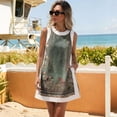 thumbnail image 4 of Stralyhd Two Piece Womens Lounge Set Summer Sleeveless Sets Casual Shorts Outfits Vacation Matching Set with Pockets Army Green S, 4 of 5