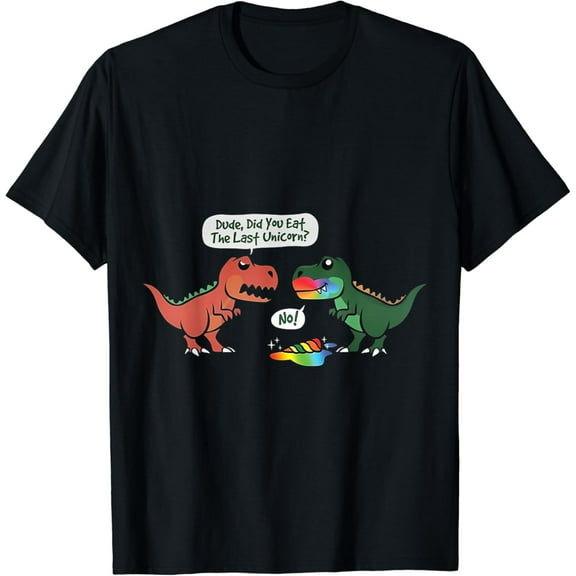 T-Rex Ate Last Unicorn Rainbow Dinosaur Dino Cool Cute Funny T-Shirt