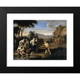 thumbnail image 2 of Gerard Hoet 18x14 Black Modern Framed Museum Art Print Titled - Ulysses and Nausicaa in an Arcadian Landscape, 2 of 5