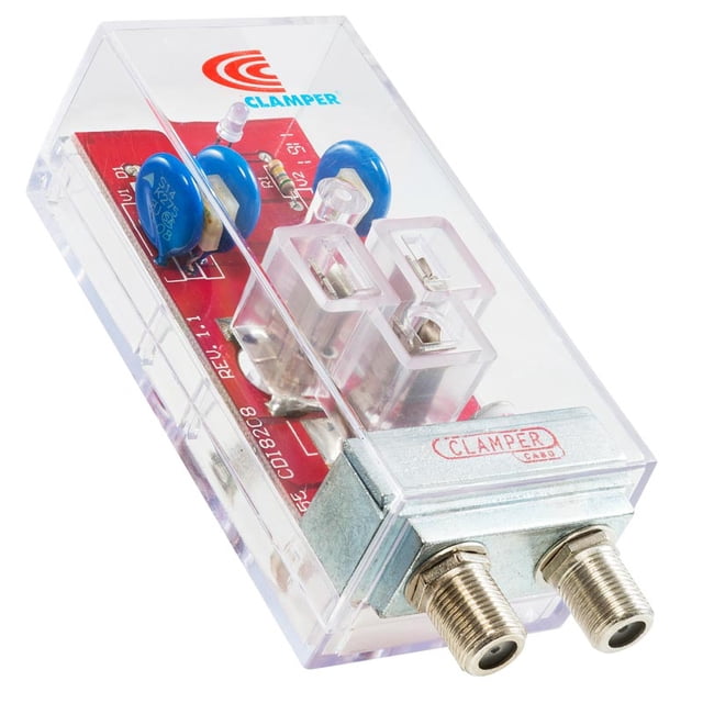 Protector equipos electrónicos Iusa con entrada cable coaxial