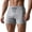 Gray, variant on Men's Slim Fit Workout Short Pants 5" Inseam Quick Dry Nylon Spandex Athletic Shorts Casual Summer Loungewear Sport Style Beach Shorts