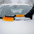 thumbnail image 4 of 17.32 Inch Snow Brush and Ice Scrapers for Car Windshield,Scratch Free Bristle Head Brush & Tough Window Snow Scraper,Foam Grip,Ice Removal Winter Car Accessories, 4 of 9