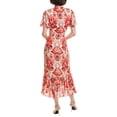 thumbnail image 2 of Cinq à Sept womens  Damask Peeta Dress, 8, Pink, 2 of 3