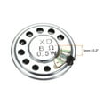 thumbnail image 3 of 0.5W 8 Ohm, Altavoz Magnético DIY de 27mm Forma Redonda Reemplazo de Altavoz para Construir Intercom 4pcs, 3 of 3