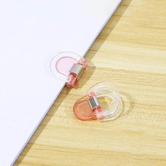 DPTALR Clear Binder Clips Long Tail Document Clips Stationery Clamps Receipt Organizer Clips Snack Bag Sealer Clips