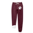 thumbnail image 2 of LSLJS Women's Love Printing Leggings with Elastic Drawstring Pockets Thick Warm Pants, 2 of 8