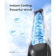 thumbnail image 6 of NFTIGB 39 inch Tower Fan  for Large Room, Oscillating Bladeless Standing Floor Fan Home, 3 Speeds 3 Modes with Remote,New, 6 of 11