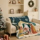 thumbnail image 1 of Christmas Print Blanket Comfortable And Soft Flannel Blanket Merry Christmas Blanket Suitable For Bedroom Sofa Christmas Decoration 130X100cm, 1 of 7