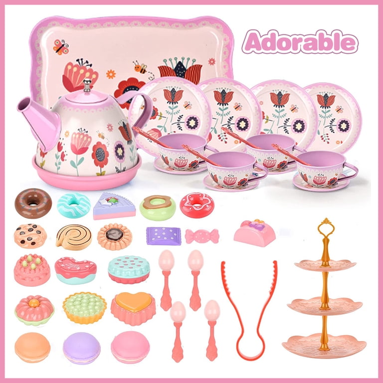 【TeeTeePor】Bellaトレカ9枚セット Hot Bee Princess Tea Party Playset, Tin Set with Desserts & Case