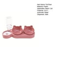 thumbnail image 7 of Grofry Double Pet Food Bowl And Water Bottle Set , Detachable Tilted Cat Dog Feeder Bowl with Automatic Water Dispenser for Small Medium Dogs Cats, 7 of 7