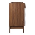 thumbnail image 2 of Modway Render 47" MDF and Particleboard Bathroom Vanity Cabinet in White/Walnut, 2 of 6