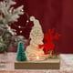 thumbnail image 5 of Decoraciones navideñas, adornos para candelabros navideños, velas para la cena, velas de té, adornos para escritorio, decoración para la mesa del comedor, decoración de madera, velas decorativas, vela, 5 of 8