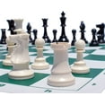thumbnail image 5 of WE Games Tournament Chess Set with 20 inch Roll-Up Vinyl Chess Board with Carry Bag, 5 of 10