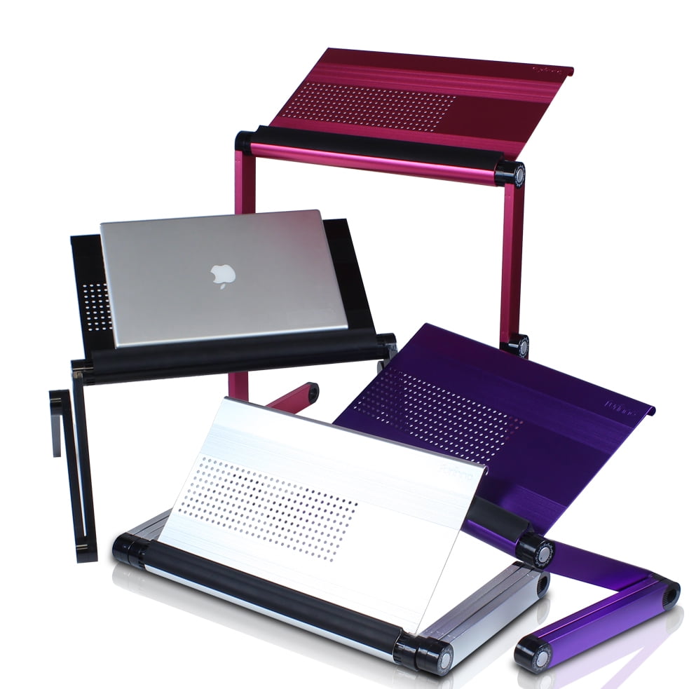 Furinno A6 Ergonomics Aluminum Vented Adjule Multi Functional Furinno A6 Ergonomics Aluminum Vented Adjule Multi Functional Laptop Desk Portable Bed Tray