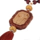thumbnail image 2 of Boxwood Cross Car Pendant Carved Boxwood Cross Car Hanging Ornament for Car Living Room, 2 of 3