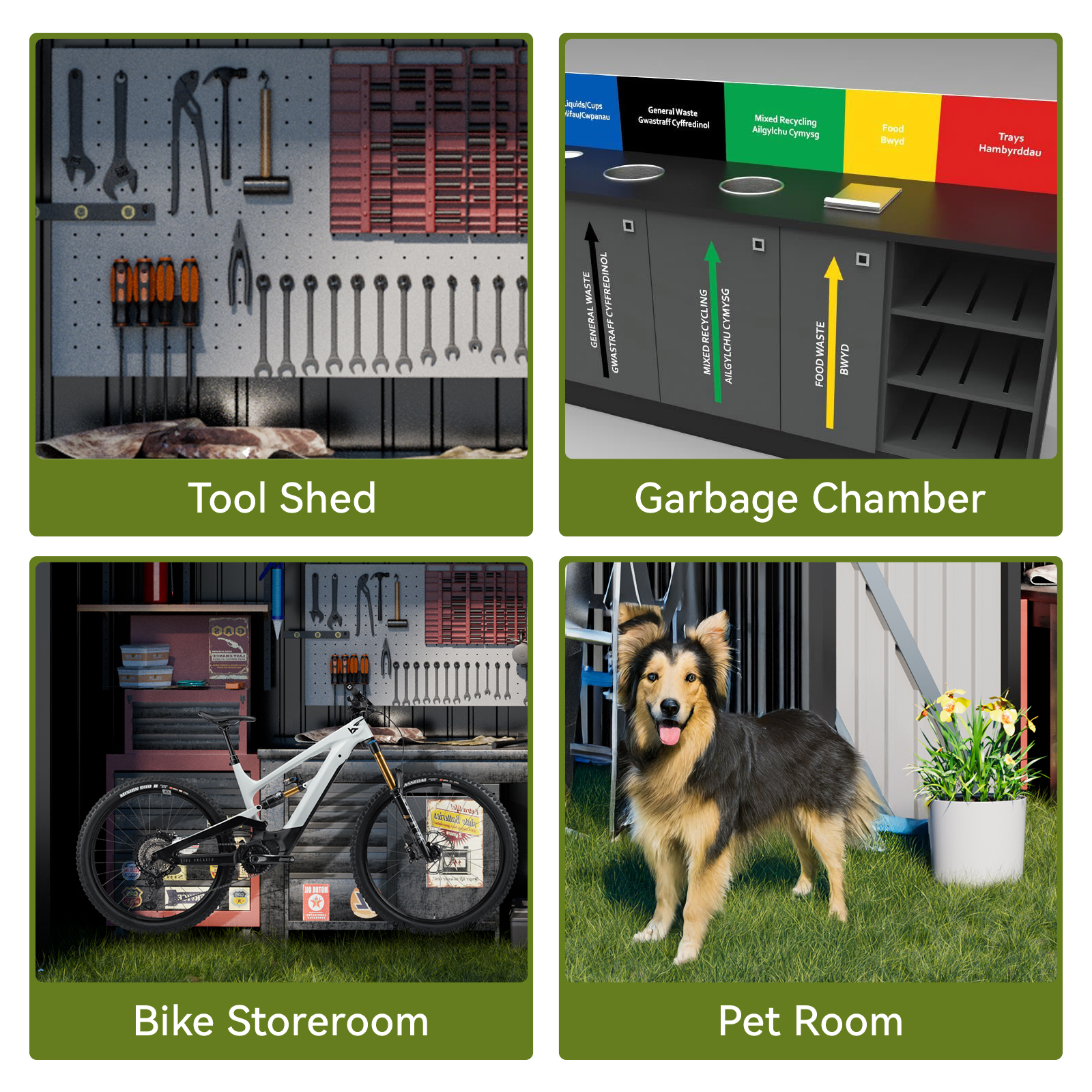 COMHOMA Metal Shed, 6 x 4 ft Metal Outdoor Storage Shed with Lockable Doors & Waterproof, Gray
