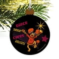 thumbnail image 4 of Dance Your Cares Aware Fraggle Rock Red Wood Christmas Tree Holiday Ornament, 4 of 7
