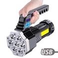 thumbnail image 3 of Linterna Portátil 7LED + COB Camping Recargable Por USB Reflector, 3 of 8