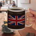 thumbnail image 4 of Rustic Distressed United Kingdom British Flag White Mug, 4 of 4