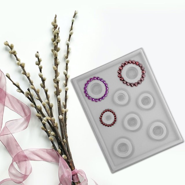 unbranded 2Ud Tablero Para Joyería Gris Con Funciones De Medición Y Para Elaboración De Pulseras
