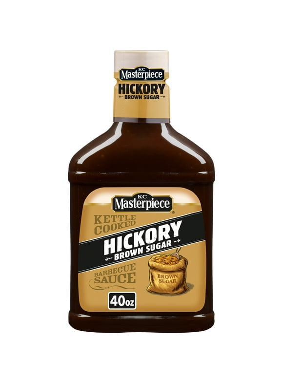 KC Masterpiece Hickory Brown Sugar Barbecue Sauce, 40 oz