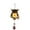 Yellow, variant on Ornaments Clearance! Owl Wind Chimes Metal Musical Wind Bells 1 Owl Mobile Wind Catcher Wind Chime for Home Festival Decor Indoor/Outdoor Decoration 1 Wind Chime