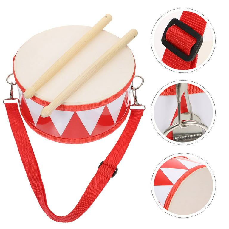 Four Piece Orff Percussion Set - Rhythmic Sticks, Hand Bell, Sand