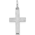 thumbnail image 5 of 14K White Gold Laser Designed Cross Pendant (22 X 11) Made In United States xr1004, 5 of 6