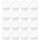 thumbnail image 5 of GOOHOCHY 20pcs jarra de galletas de dulces con tapa bocadillos transparentes jarras reutilizables de plástico para soporte de caramelo joyas, 5 of 7