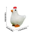 thumbnail image 3 of XDDST Farm Cute Animal Figurines Easter Toy Set Simulated Chicken Figurines Realistic Resin Mini Fence Toys Preschool Toy Figure Play Set for Collection Educational Props, 3 of 6