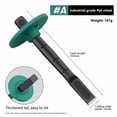thumbnail image 2 of 6-12 Inch Heavy Duty Flat Chisel Mason Concrete Chisel with Hand Protection for Demolishing Carving Scaling Breaking Hounding, 2 of 8