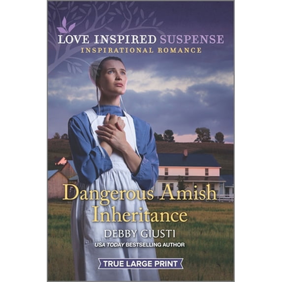 Pre-Owned Love Insp Susp True LP Trade: Dangerous Amish Inheritance (Paperback)(Large Print)