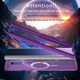 thumbnail image 6 of Dteck Built-in Screen Protector Case for Samsung Galaxy S24 Ultra,Compatible with Mag-Safe Slim TPU+PC Full-Body Stylish Shockproof Protective Transparent Cover,Darkpurple, 6 of 7