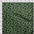 thumbnail image 4 of oneOone Polyester Lycra Dark Green Fabric Abstract Sewing Craft Projects Fabric Prints By Yard 56 Inch Wide, 4 of 4