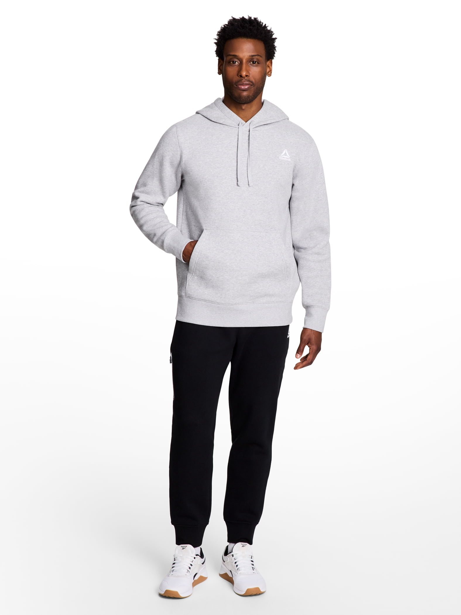 Reebok Men's and Big Men's Game Day Fleece Left Chest Hoodie, Sizes XS-5XL