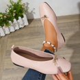 thumbnail image 2 of Taqqpue Loafers for Women Comfortable Slip on Work Flats Shoes Womens Dressy Walking Shoes Under 15 Casual Low-Heeled Versatile Pointed Toe Flying Woven Comfortable Flat Shoes for Women, 2 of 10